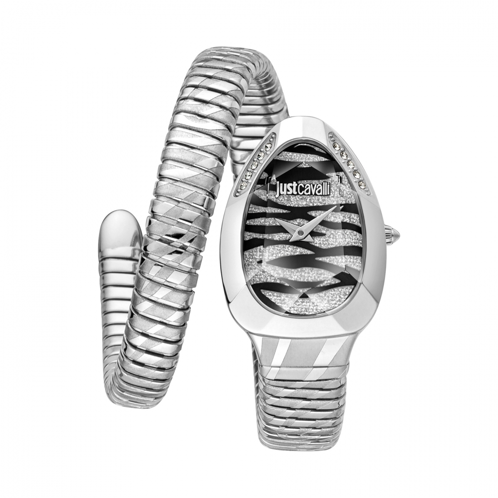 Just Cavalli Golden Signature Snake Watch for Women Online India at  Darveys.com